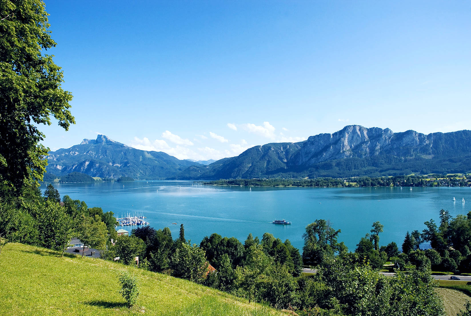 Mondsee Salzkammergut Panorama