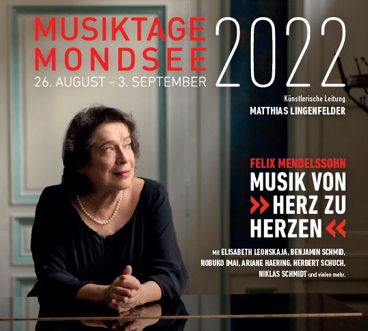 Elisabeth Leonskaja Musiktage Mondsee