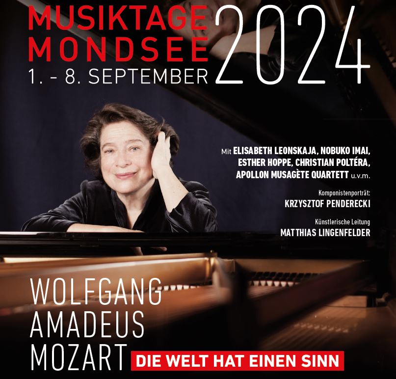 Musiktage Mondsee 2024 - Wolfgang Amadeus Mozart