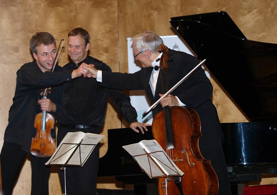 Sasha Rozhdestvensky (Violine), David Geringas (Violoncello), Stefan Vladar (Klavier)